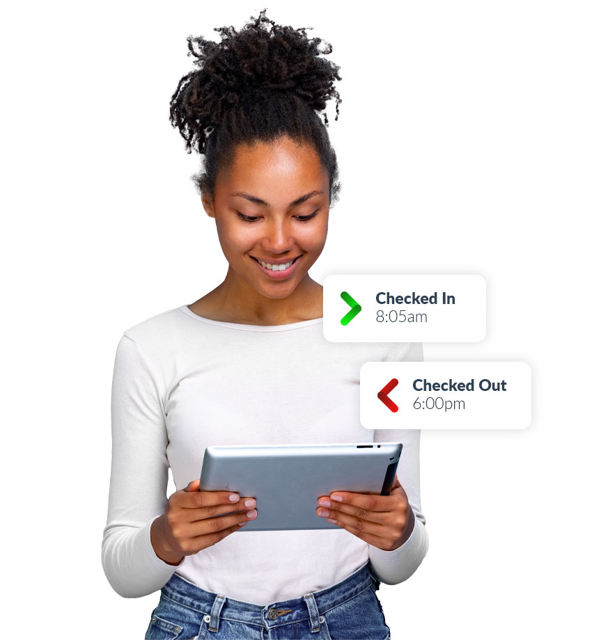 Digital register in use