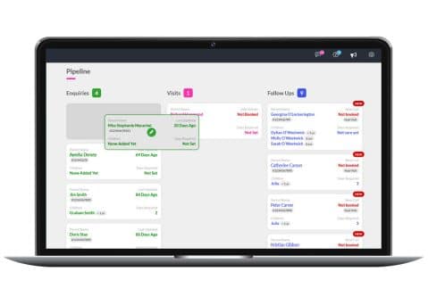 Enquiry tracker pipeline