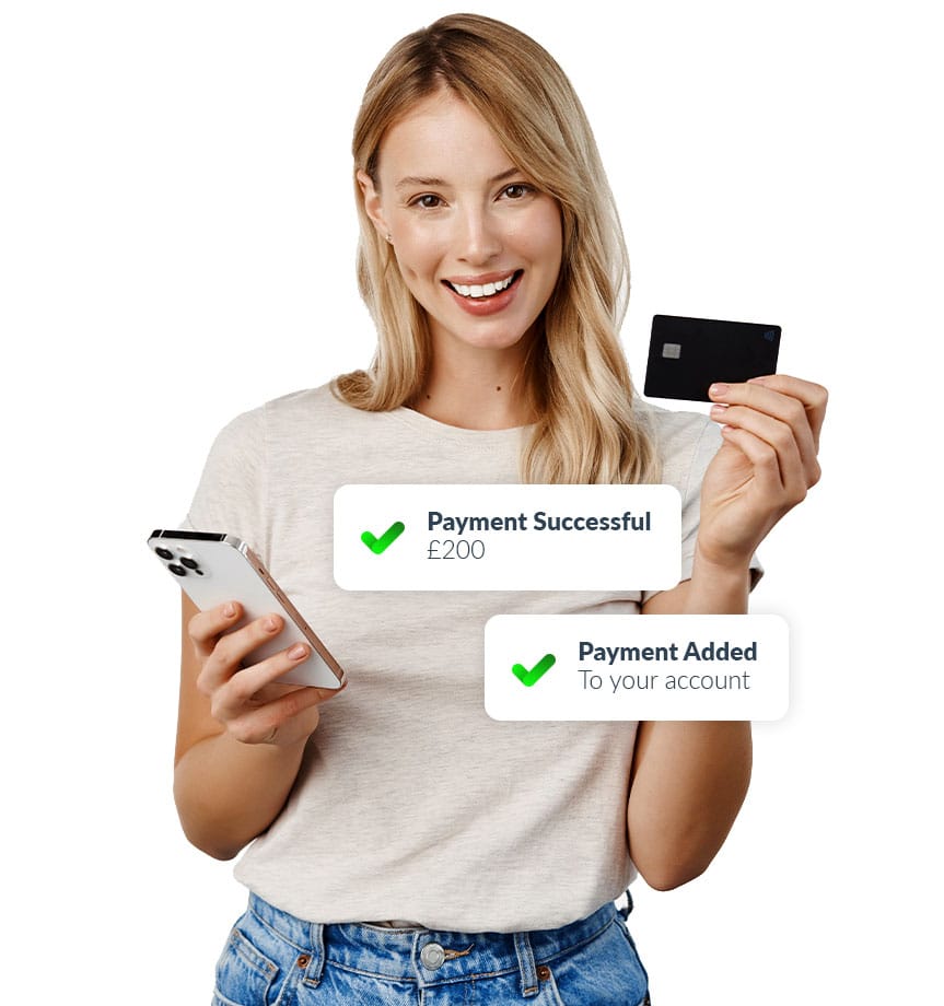 Online payments using the parent app