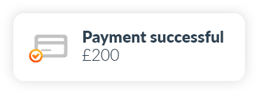 Payment successfully taken