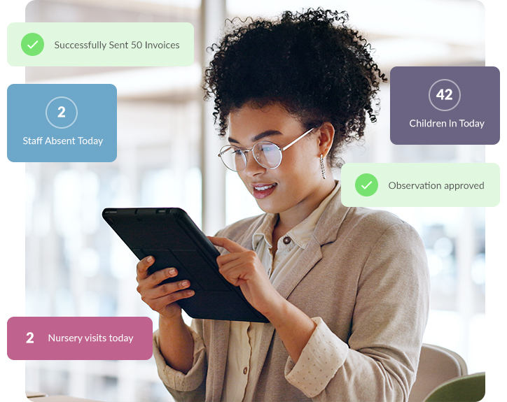 Get more done with digital childcare management software