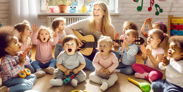 Music helps with child development