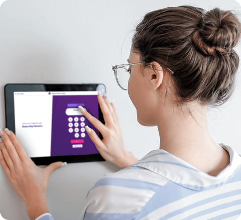 Digital check in app for nurseries