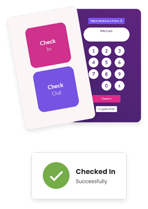 Daily check in to registers